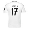 Real Madrid Lucas V. 17 Hjemme 2024-25 - Herre Fotballdrakt